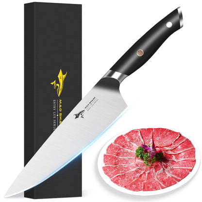 MAD SHARK 8-Inch Chef Knife - German High Carbon Stainless Steel Kitchen Knife