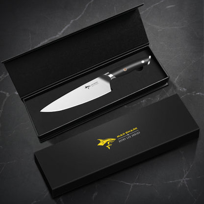 MAD SHARK 8-Inch Chef Knife - German High Carbon Stainless Steel Kitchen Knife