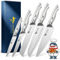 MAD SHARK Kitchen Knife Set, 5PCS Sharp Ultra Chef Knife Set