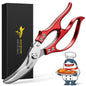 MAD SHARK Heavy Duty Poultry Shears, Kitchen Shears with Non-Slip Handle & Safety Lock