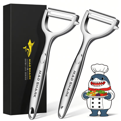 MAD SHARK Ultra Sharp Vegetable Peelers for Kitchen